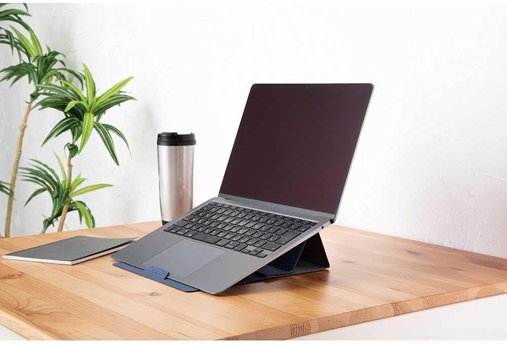Nakabayashi Ori-Pact NOP-S01NV Laptop Stand, Navy