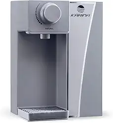 PURIFICADOR DE AGUA NATURAL CINZA, COMPLETO PARA USO