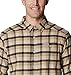 Columbia Men's Cornell Woods Flannel Long Sleeve Shirt, Ancient Fossil Med Window Tartan, X-Large