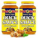 Dai Day Sweet & Sour Duck Sauce, 2 Pack (2 × 40 oz, 80 oz Total) – Classic Chinese-Style Dipping & Glazing Sauce for Egg Rolls, Chicken, Pork & Wings, Fruity Tangy Flavor, Ready to Use.