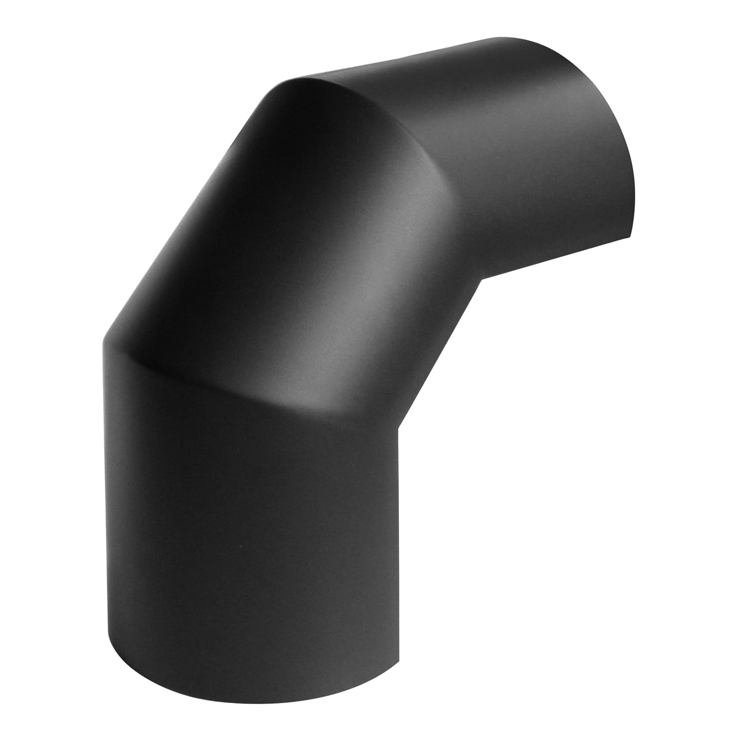 raik Thermoschild für Rauchrohrbogen 150 mm 90° Hitzeschutz für Ofenrohrbogen 3-teilig Stahl 2 mm Senotherm Beschichtung schwarz Kamin Zubehör reduziert Mindestabstand