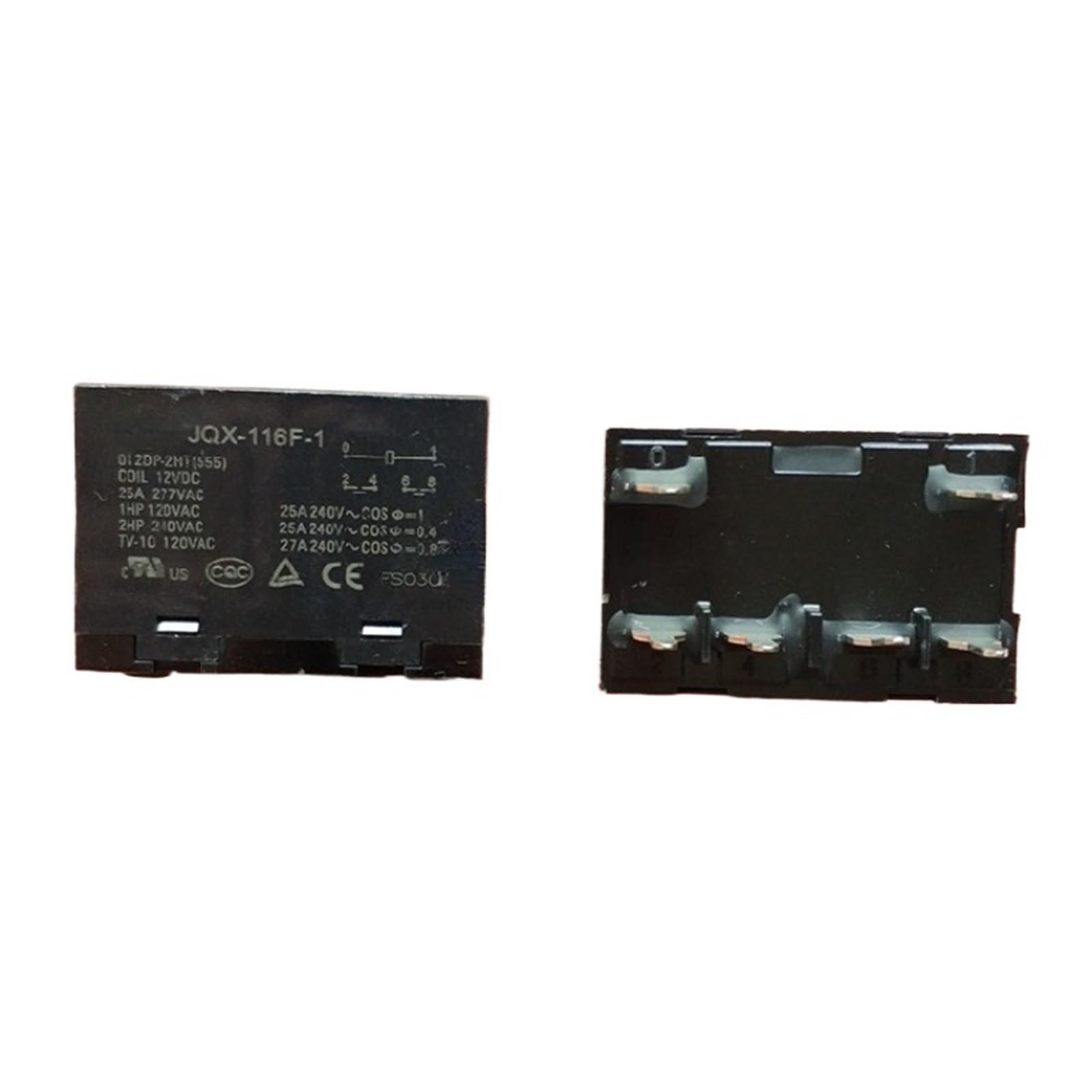 JQX-116F-1 012DP-2H 2HS 2HT 2HTFW Relé 25A