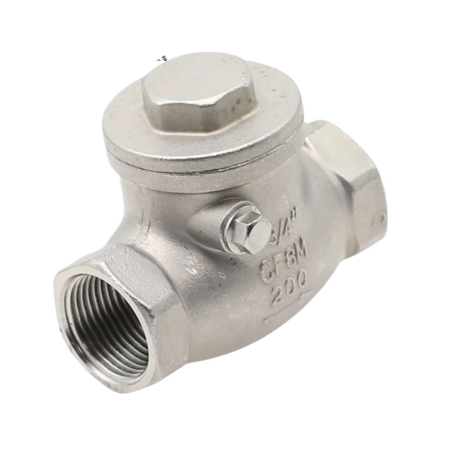 Clapet anti-retour inox contre reflux d'eau tuyau femelle 2 pouces