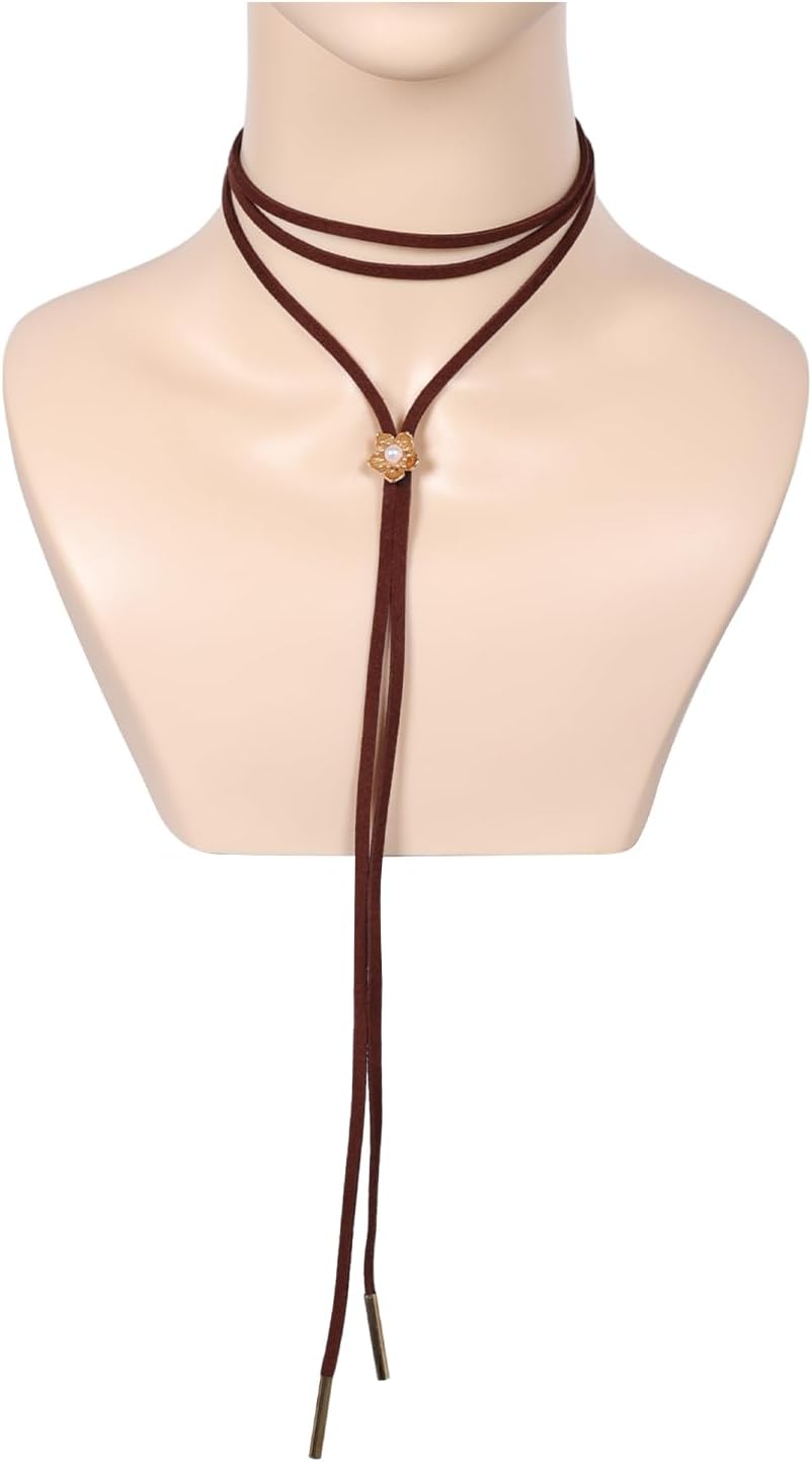 FF7 Remark Aerith Gainsborough Cosplay Necklace and Bow Adult Women Halloween Aerith Outfits Accessories - Image 7