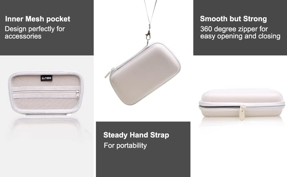 Miniatura 8 de LTGEM case for Backbone One Mobile Gaming Controller, Handheld Gaming Console Portable Travel Holder, Extra Mesh Pocket for Cables Power Bank