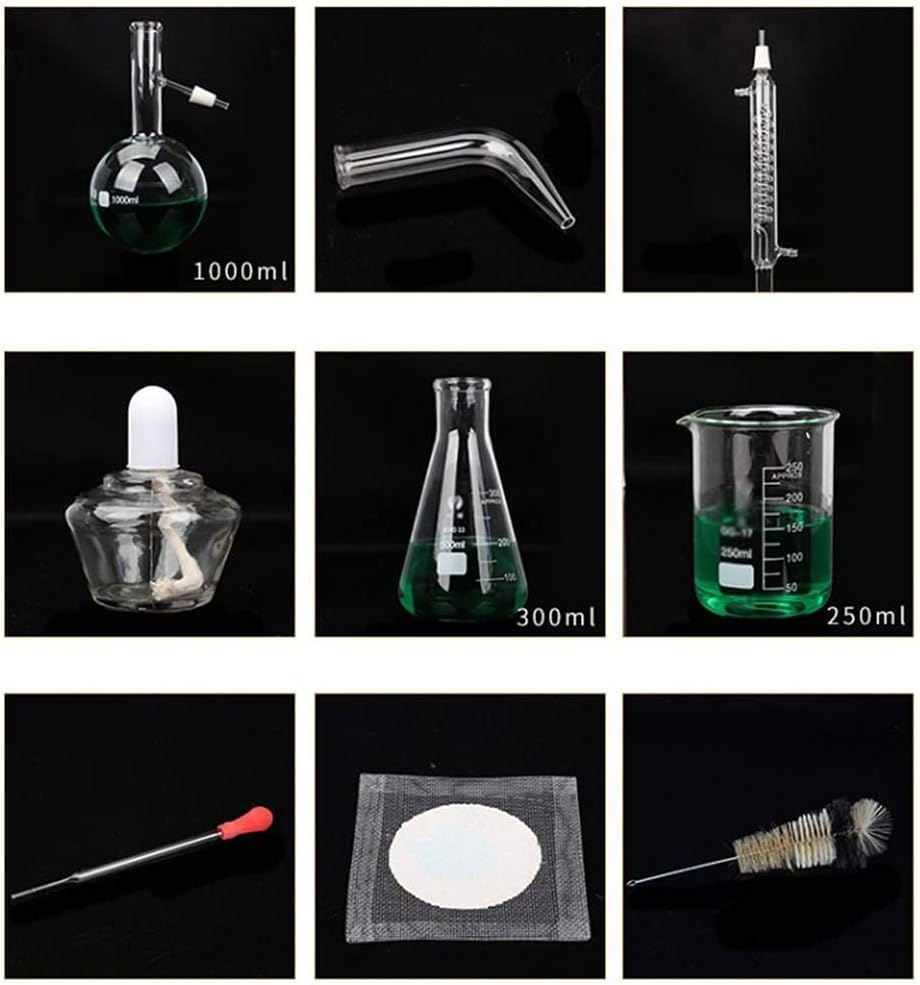Lab Distillation Unit, 1000ml Thickened Flask, Household Oil Extraction Device, Chemical Experiment Equipment, School Teaching Equipment