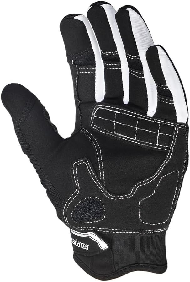 Harssidanzar Motorcycle Gloves Men Full Finger Riding Touchscreen Gloves SM061US - Image 2