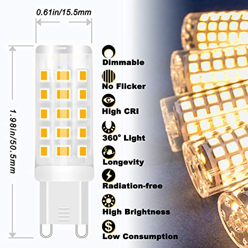 Alide HU-XI-201 G9 Led Bulbs Dimmable 3W Replace 20W 25W 30W Halogen Equivalent,2700K Soft Warm White thumb #2