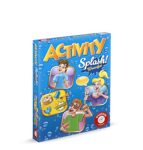 Piatnik 672095 Activity-Splash-Der Partyklassiker für unterwegs, Blau