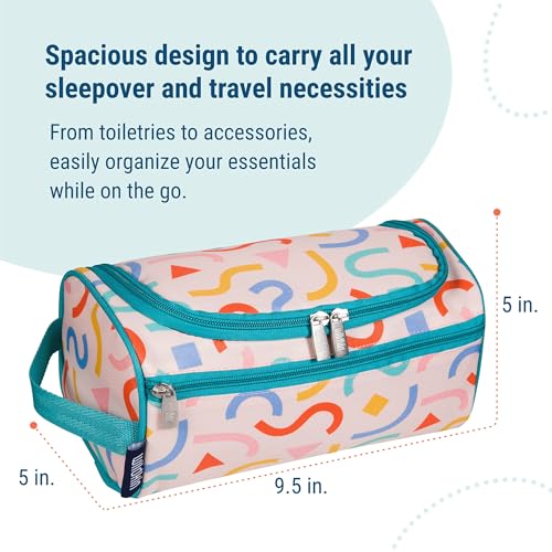 Image of Wildkin Toiletry Bag for Boys and Girls, Ideal for School, Weekend, or Overnight Travel