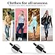 2 Stück Kleider Clip Waist Clip Cinch Clip Cardigan Clip zum Festziehen Ihrer Kleidung Hose und Mehr (2 Schwarz)