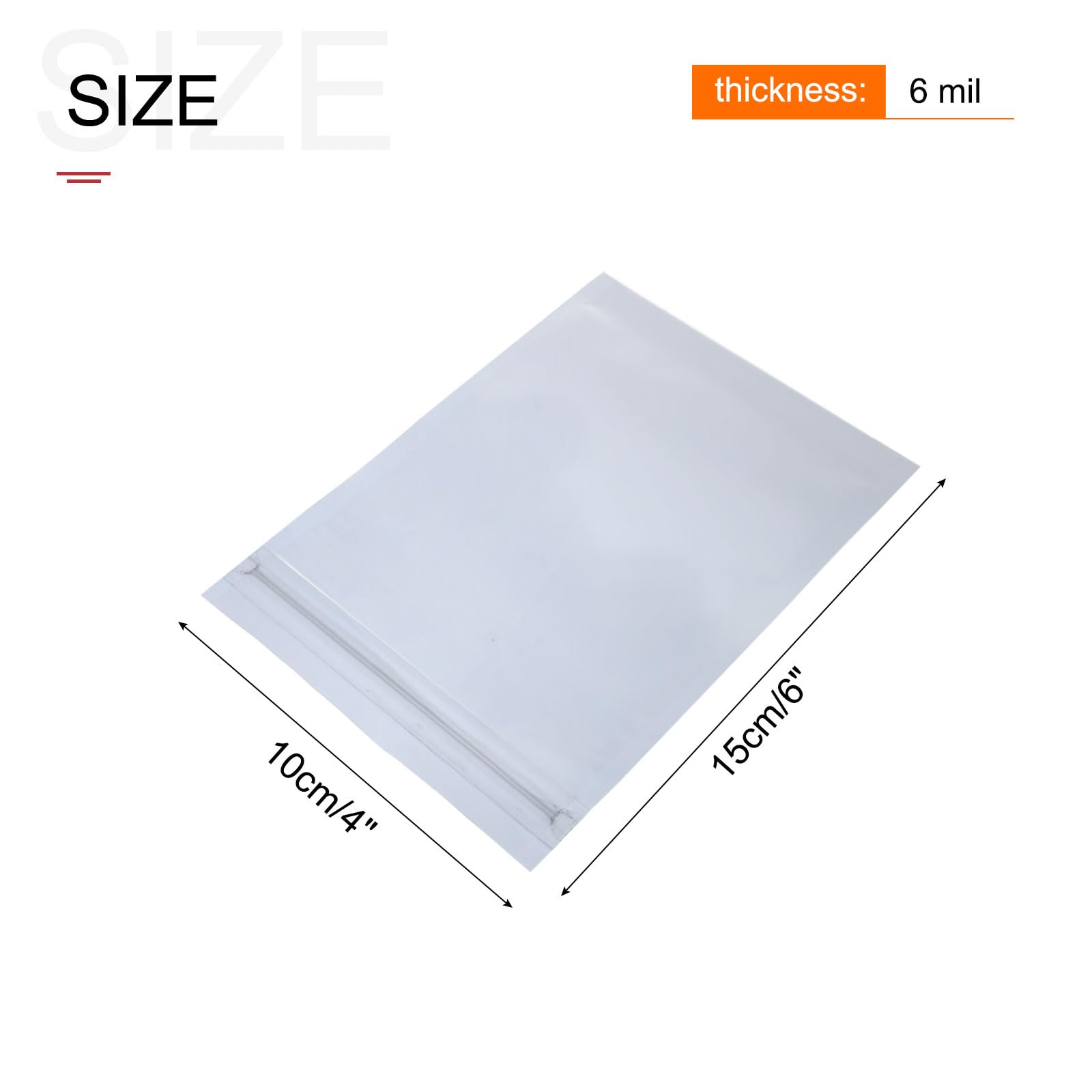 QUARKZMAN Sacchetti Antistatici Sacchetti Protettiva 50pz 4x6 pollici (10x15cm) Richiudibili con Etichette per Disco Rigido HDD SSD Scheda PCB