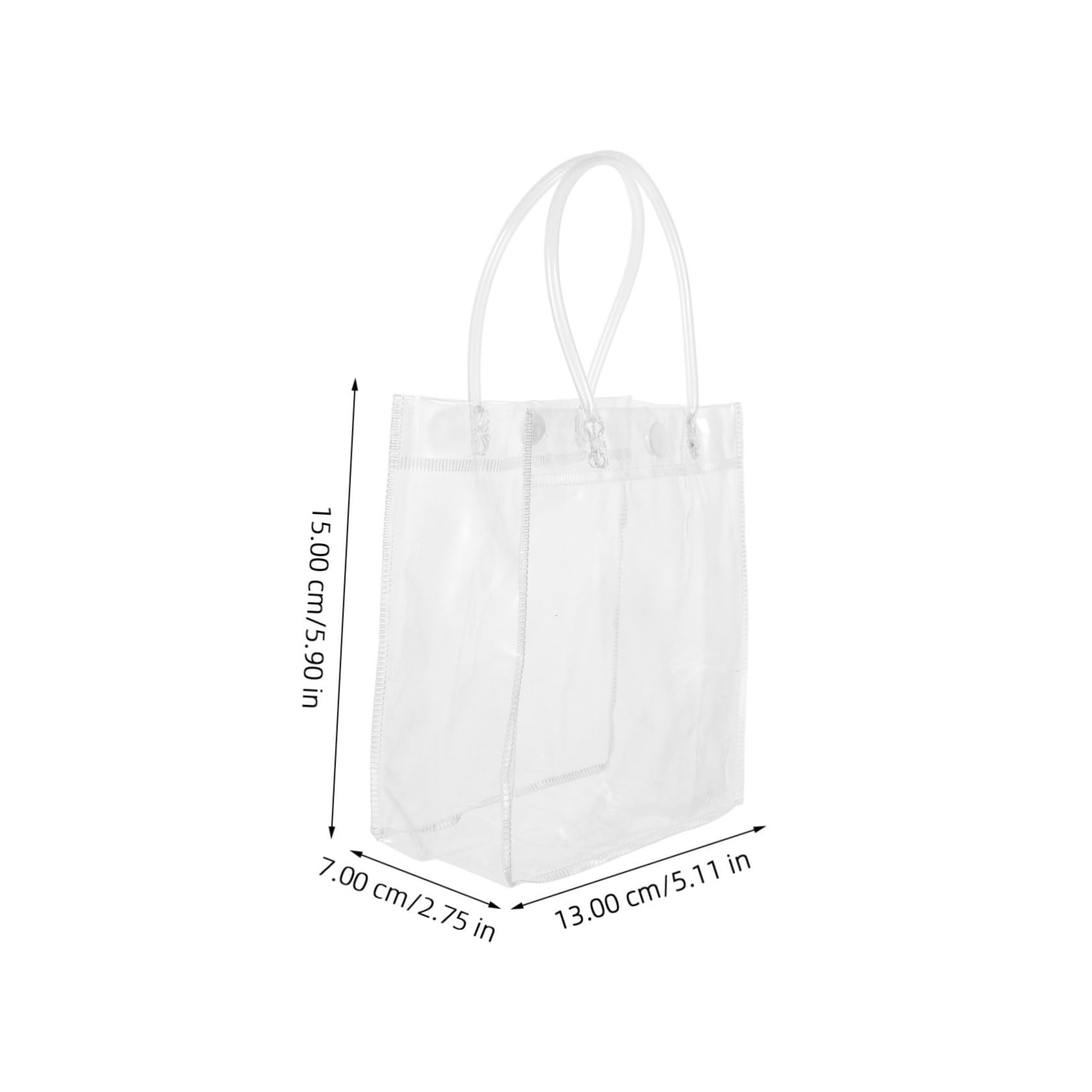 Bolsas de Obsequio Transparentes con Asa Pvc 40 Unidades