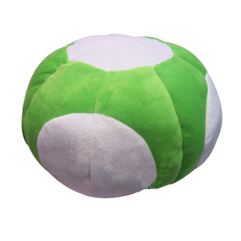 AYYOHON Mushroom Hat Super Brothers Cap Red Green Plush Game Fancy Dress Cosplay Accessory Adults Halloween Cosplay Props Green