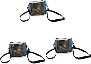 Ipetboom 3 Peças Bolsa De Transporte Para Hamster Bolsa Para Cachorros Pequenos Bolsa De Transporte Para Cães Pequenos Bolsa De Transporte Para Cães Pequenos Bolsa De Coelho Azul