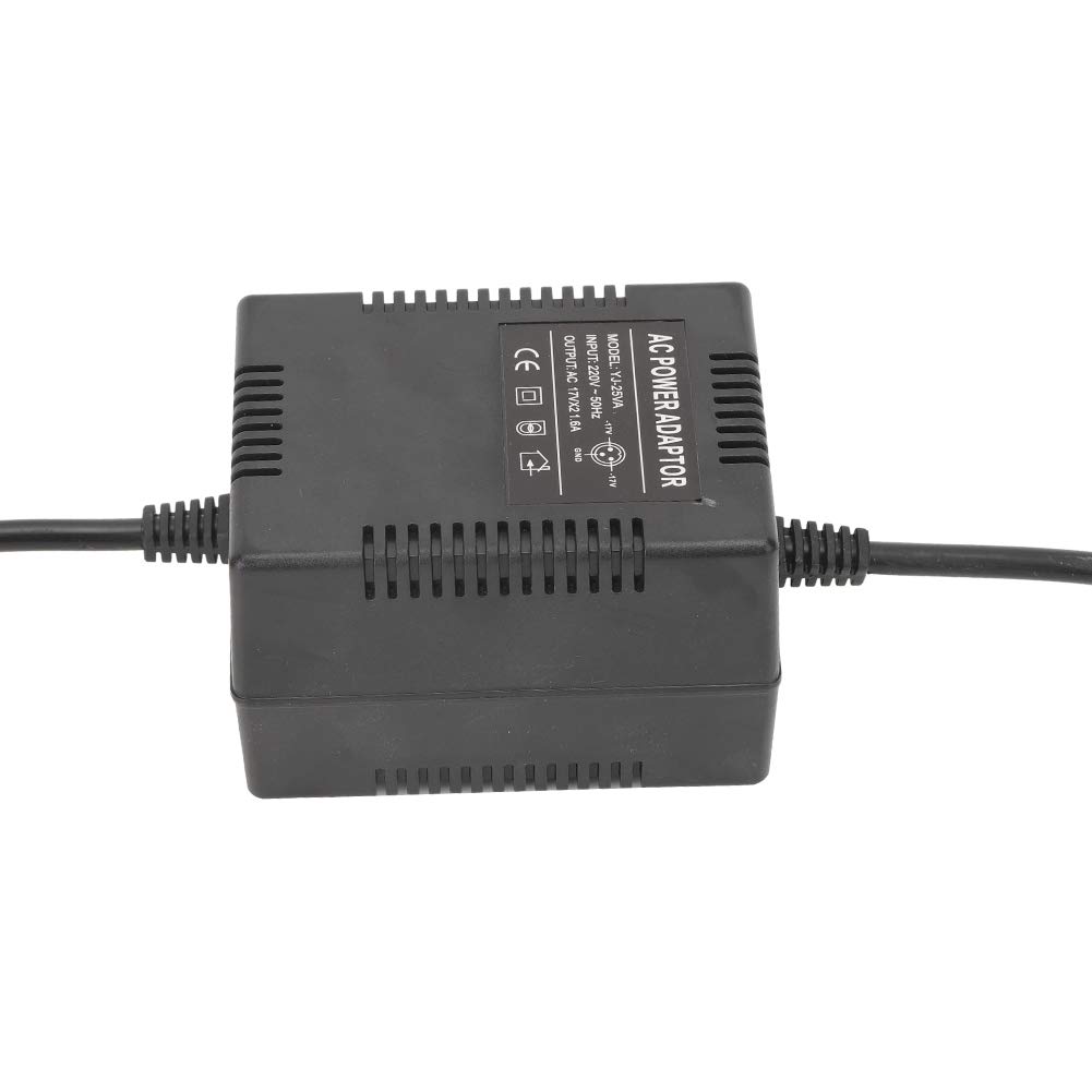 AMONIDA Adaptador de Fuente de alimentación del Mezclador Transformer 17V 1.6A, Adaptador de CA de la Fuente de alimentación del Mezclador, Consola de Mezcla para Yamahas MG16,