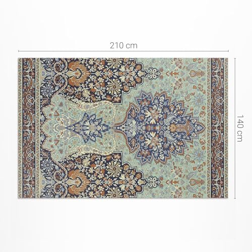 Tapis d'extérieur rectangle 140x210 cm en PVC résistant aux UV - 4