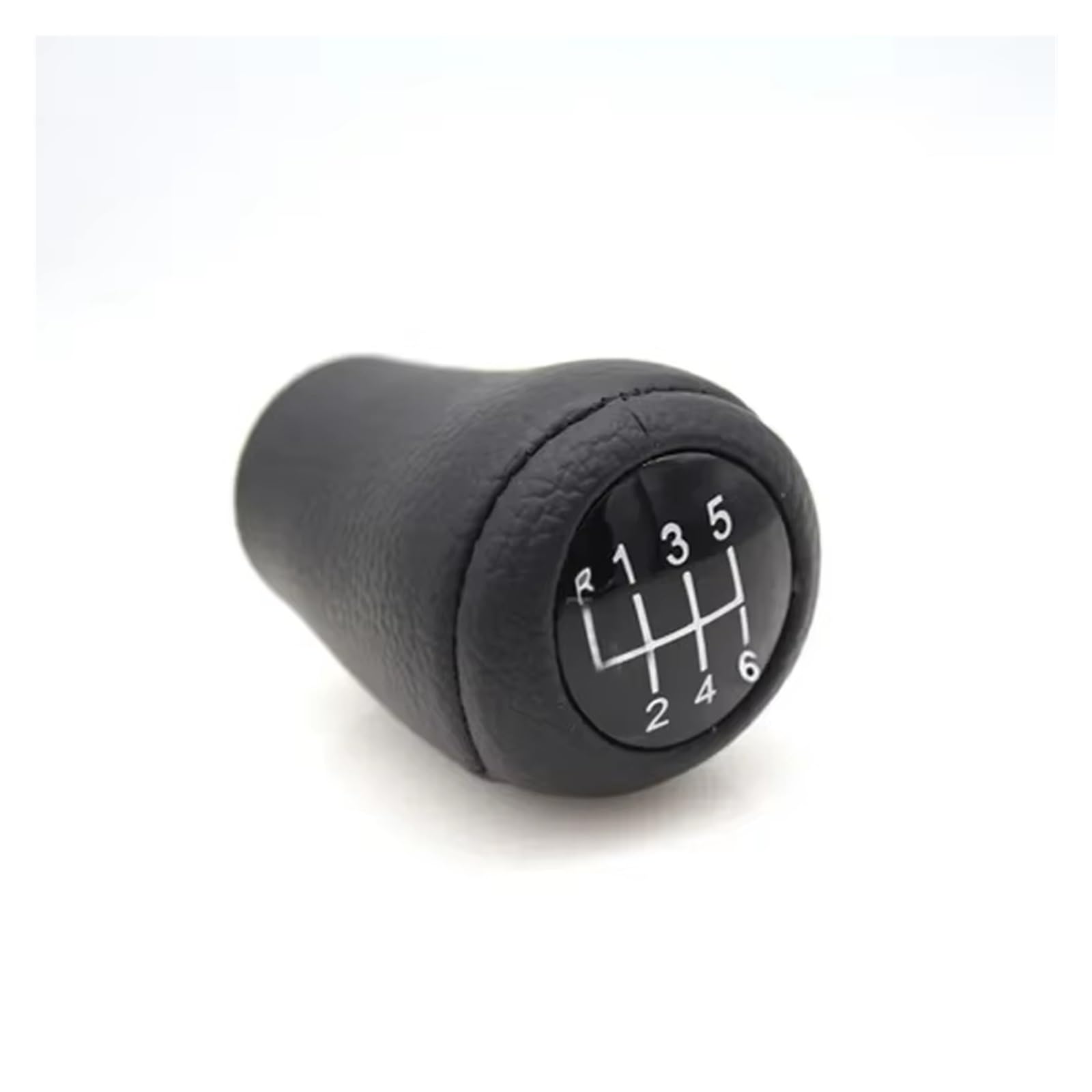 Ouvecr 6 Speed B Car Shift Gear Knob Handle For Mazda 3 Bk Bl 5 Cr Cw 6 Ii Gh For Cx-7 Er For Mx-5 Nc Iii 23 Mt Leather 5/6-Speed Gear Shift Knob Gear Shift Cover(6 Speed B)
