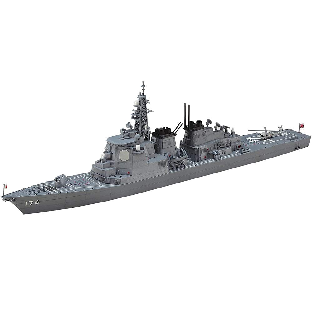 T-Toy Aircraft Carrier Puzzle Plastic Model Kits, 1/350 Scale JMSDF Kirishima Guided Missile Destroy