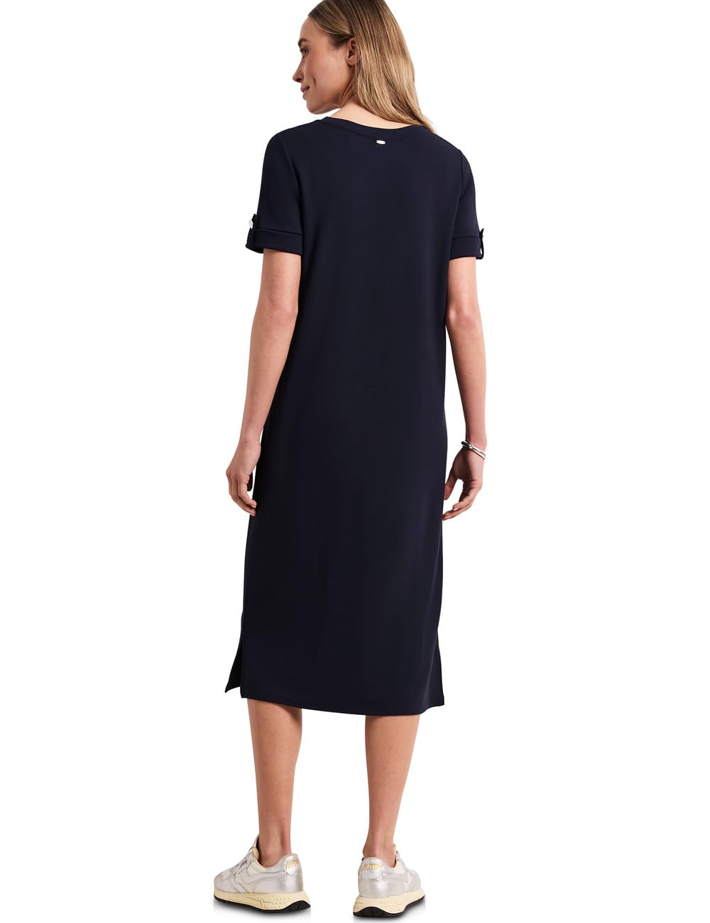 Street One 1409268 Vestido Estilo Camiseta con Botones Mujer (Pack de 1)