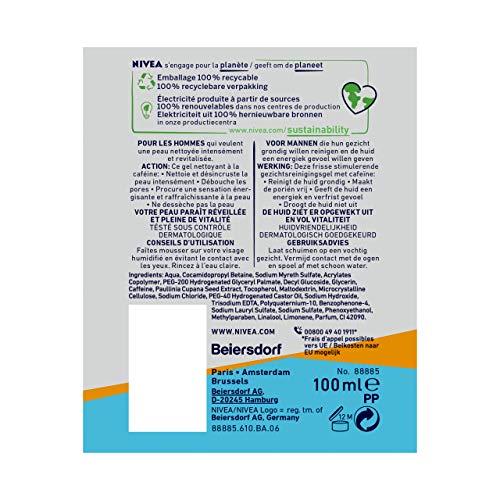 Nivea Face Wash Active Energy 100 ml - Image 4