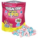 Push Pop Pop-Its Easter Candy Gummies, 1 Pound Refill Bag Bulk Individually Wrapped Gummies in Assorted Fruity Flavors, Fun Gummy Candy Gifts For Easter Basket Stuffers, Party Favors, Gifts for Kids