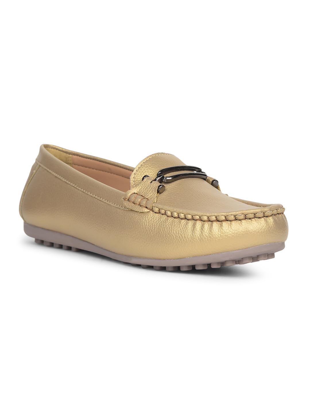 5518 Square Loafer Beige Casuals Shoes for Women|Everyday|Running|Walking|Comfortable Fit|Fashionable-image-1