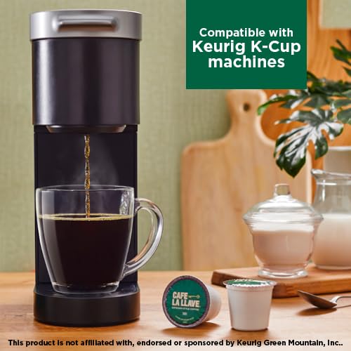 Cafe La Llave 72 Count Dark Roast Coffee Pods, Espresso Style, Compatible with Keurig Brewers, Single Serve Rich Bold Flavor - Image 4