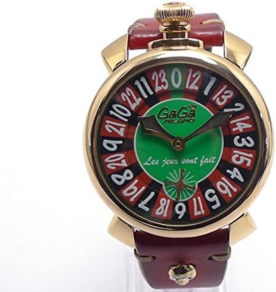 Amazon ガガミラノ マヌアーレ48mm 世界限定500本 ラスベガス メンズ腕時計 手巻き Gp レザー ルーレット文字盤 中古 メンズ腕時計 腕時計 通販