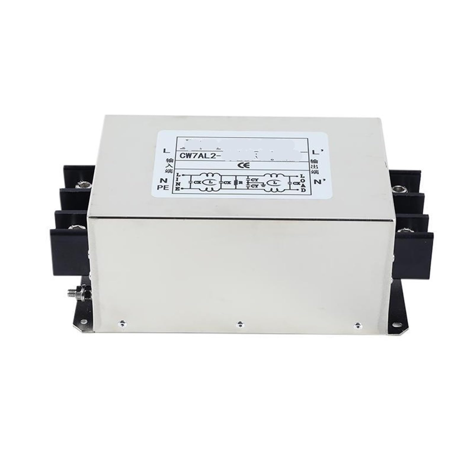 Filtro de potencia monofásico industrial para proteger maquinaria pesada de 220V