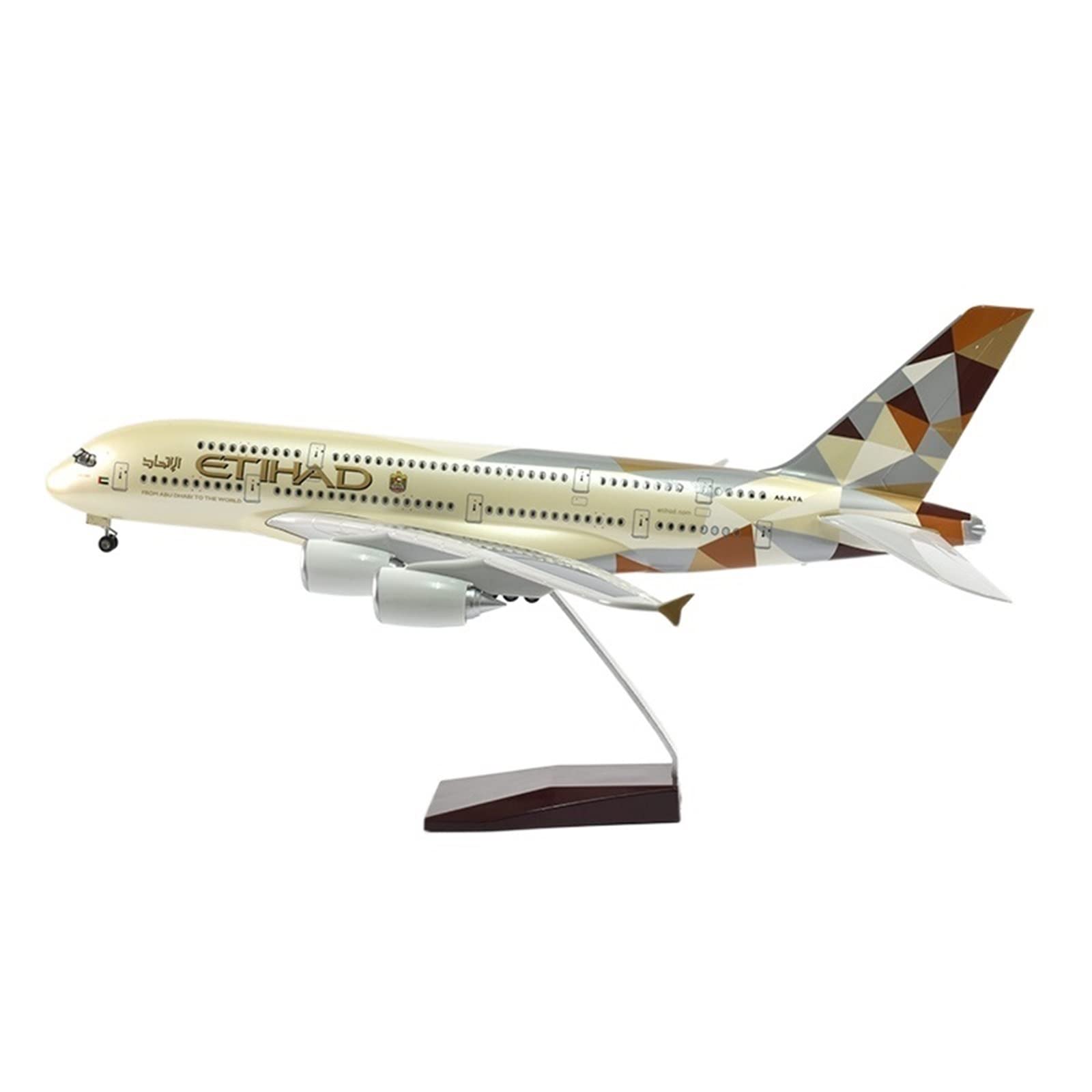 Amazon.co.jp: 飛行機の模型をコピー 1/160 エティハドエアバス