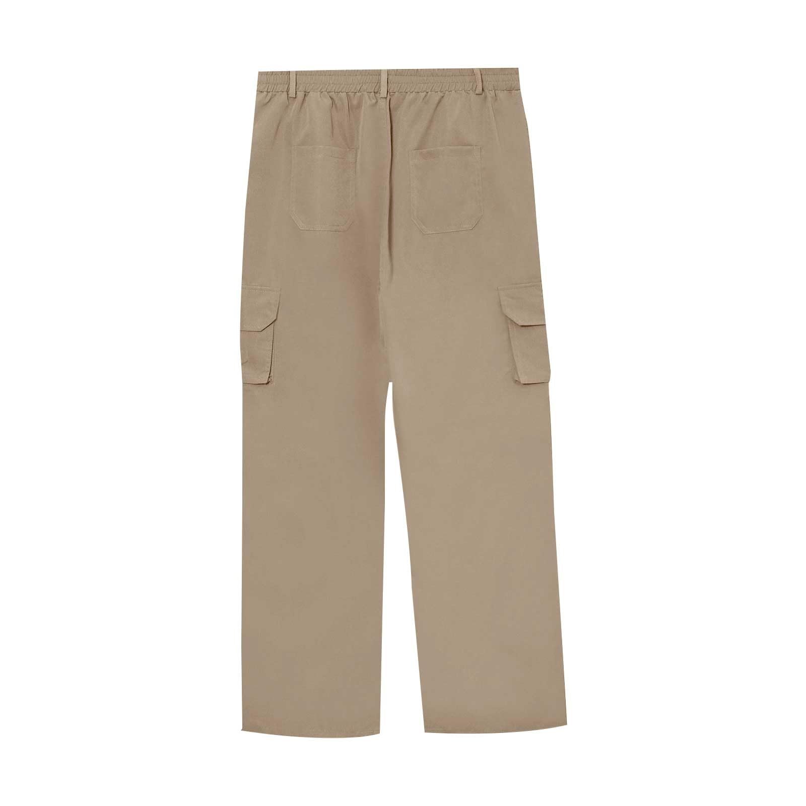 Générique Pantalon de Travail Homme Cargo Multipoches avec Genouillères Taille Elastique Extensible Résistant Durable Séchage Rapide Léger Tactique Militaire Treillis Randonnée Chasse Moto