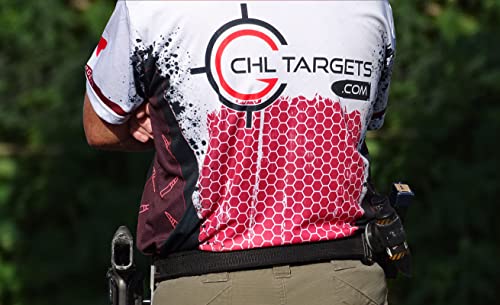 Image of Official USPSA /IPSC Cardboard Targets, Competition Torso, Silhouette Shooting, Cardboard Target. Made in USA