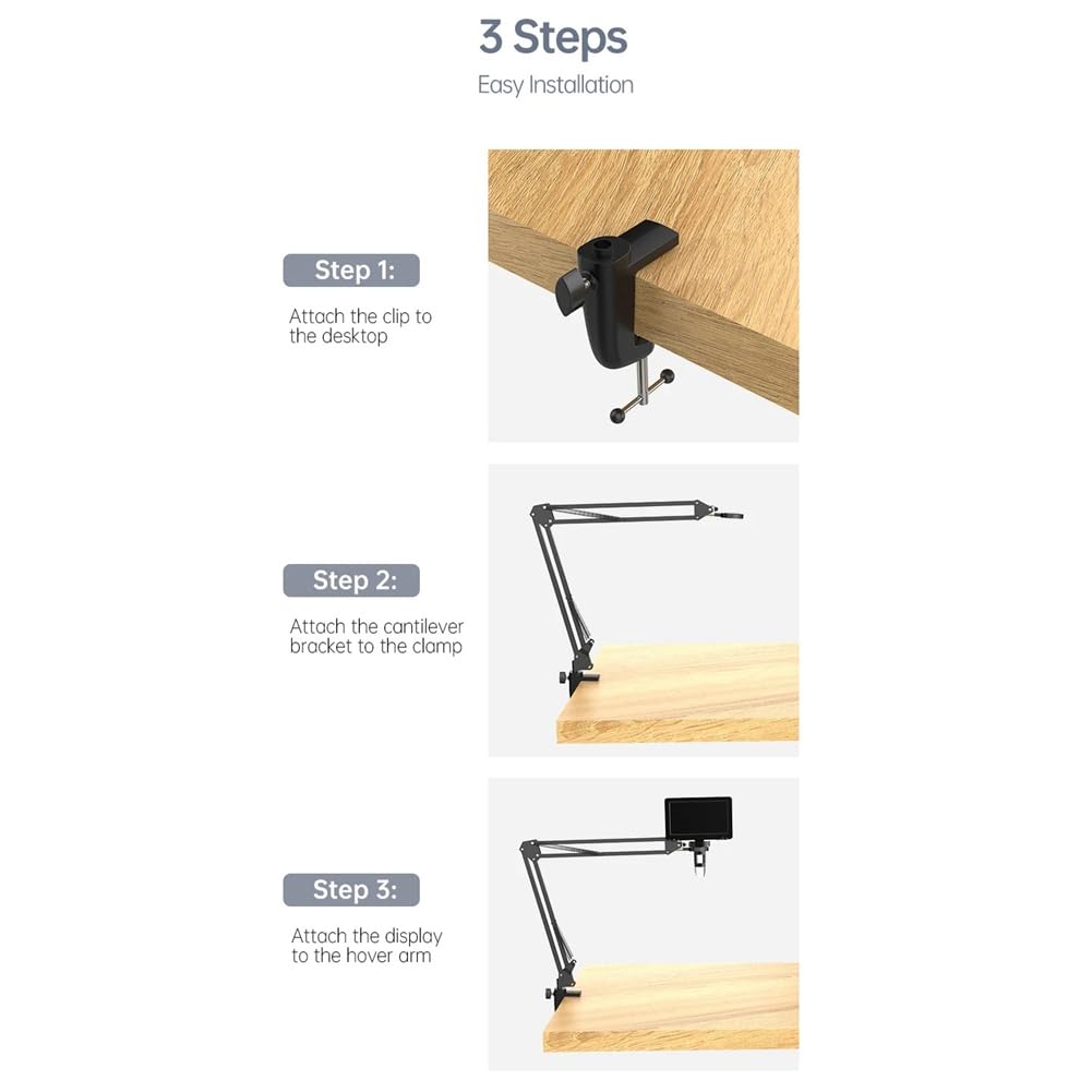 TZ1 (35 mm) Supporto per microscopio regolabile in metallo staffa per microscopio DM4 DM7 DM9 DM9H LP043 LP050 LP070 LP101