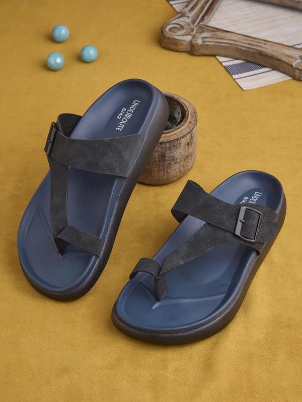 Image of UNDERROUTE mens Underroute Urgh 05 Stylish Durable Soft Footbed Synthetic Casual Sandals for Men Sandal