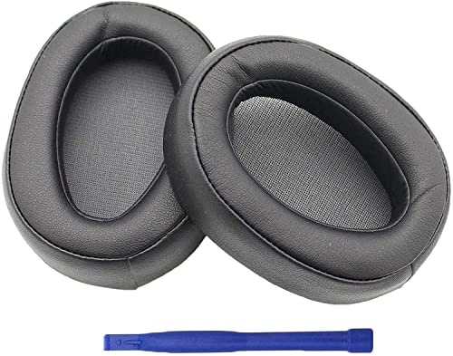 イヤーパッド交換用イヤーパッドプロテインPUレザーイヤークッション Sony MDR-100ABN WH-H900N H800ヘッドフォンと互換性あり