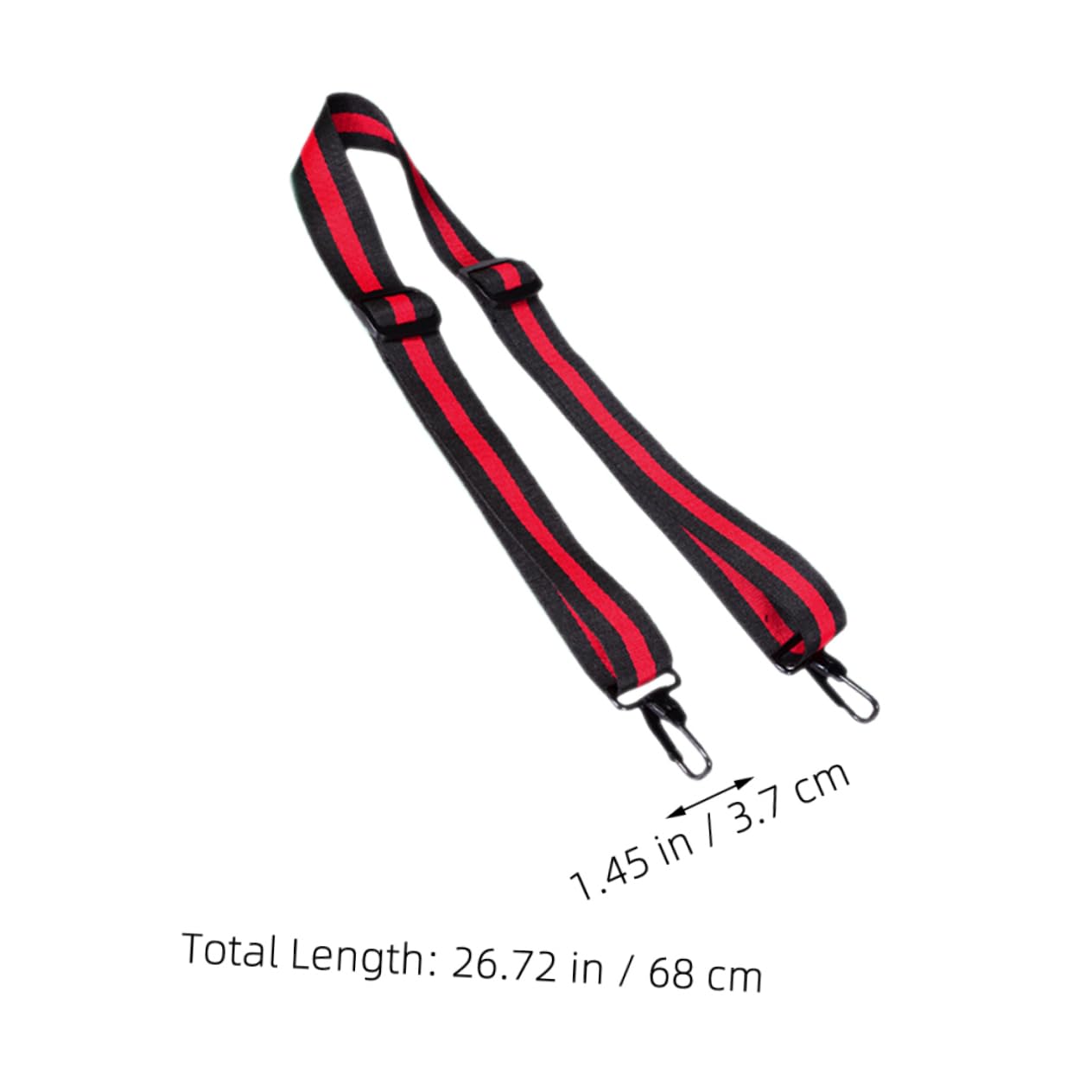 SUPVOX Snare Drum Accessory Drum Shoulder Sling Adjustable Strap for Metal Hook Comfortable for Men/women