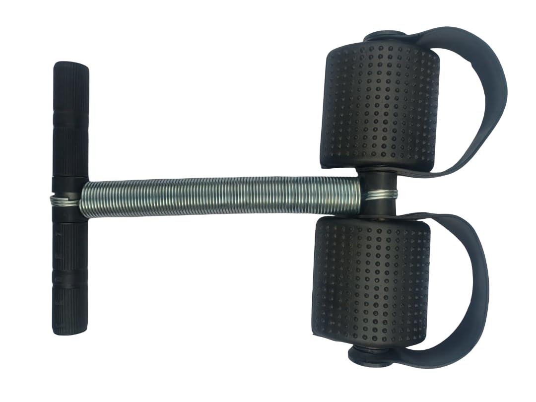 Premium Double Spring Tummy Trimmer Resistance Exerciser | Foot Pedal Abdominal Fitness Trainer with Anti-Slip Foam Handle | Full Body Workout Equipment for Men & Women-image-28