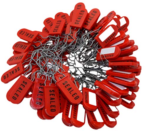 Image of Padlock Security Seal with Scored Hasp for Tool-Less Hand Removal (100 Pack)