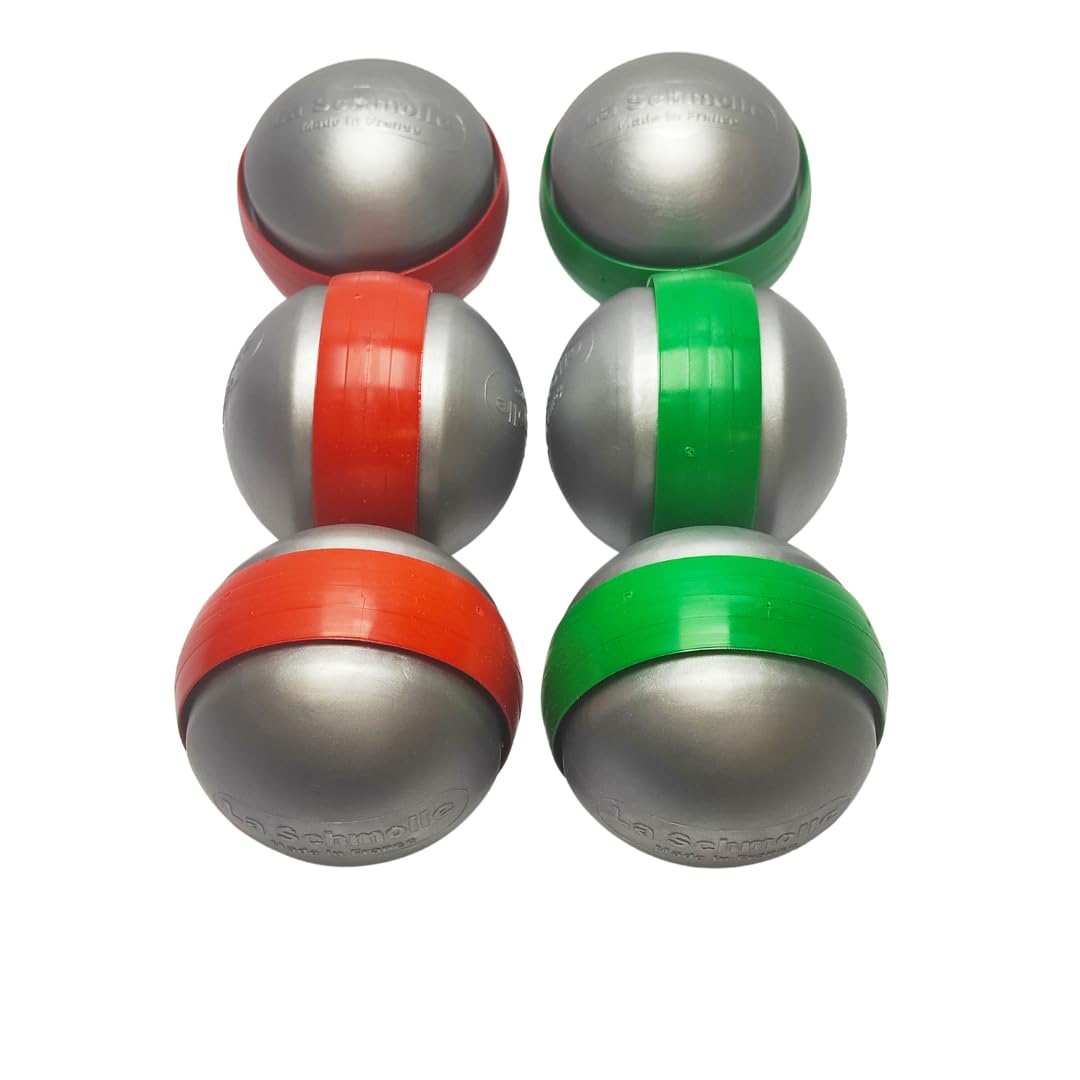 Boule de pétanque Molle intérieur extérieur Lot de 6 (2 triplettes) - Made in France