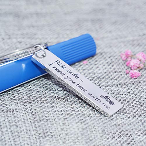 Safe Trip Rectangle Key Chain for Trucker New Driver Graduation Keychain Teenage Gift2