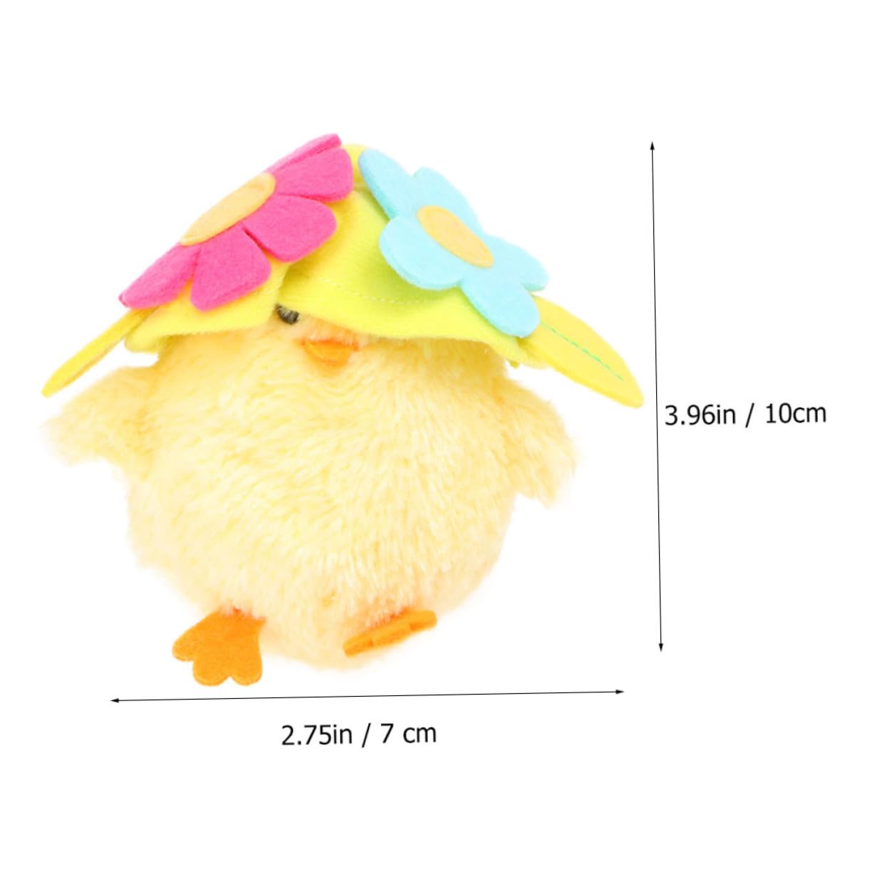OUNONA 3pezzi Bambola Di Pasqua Forma Di Pollo Bambola Di Pasqua Creativa Forma Di Fiore
