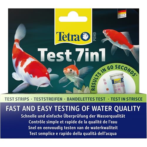 Tetra 7in1 Pond Water Testing Kit 25 strips - Measures pH, KH, Nitrite and Chlorine - Maintain Excellent Water Quality - Image 2