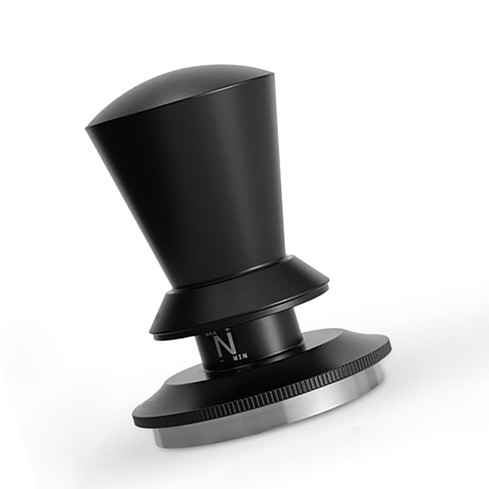 Jazuaiao Multifuntional Coffee Tamper with Precisions Base Comfortable Grip Present for Coffee Enthusiasts Making Tool Adjustable Press