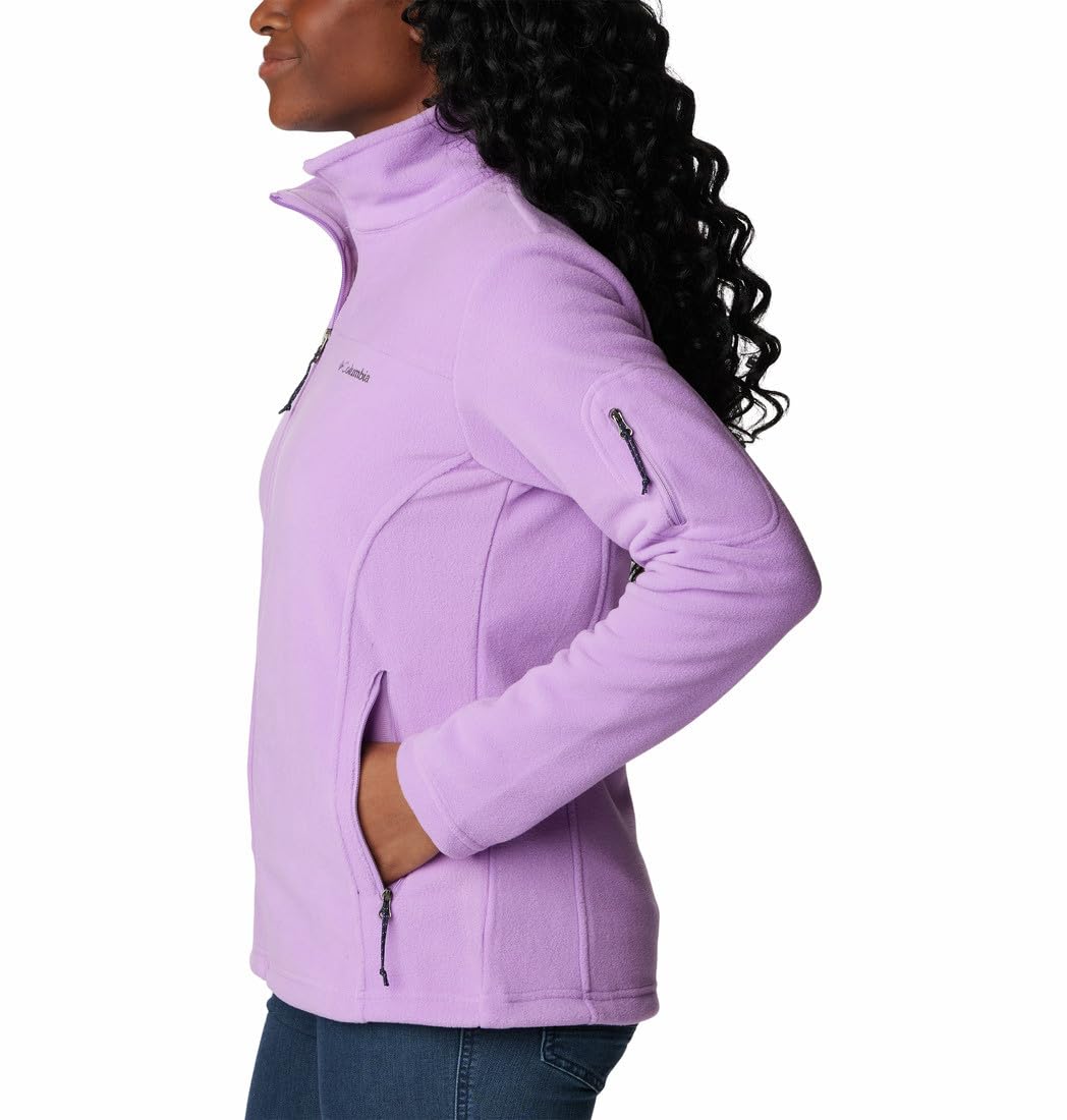 ColumbiaWomen Polyester Standard Length Fast Trek II Hiking and Trekking Jacket