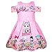 Produktbild ShiJinShi Fashion Mädchen Kleid rot rosa Farbe LOL Überraschung Puppe Kleidung Schleife Party Alter 38 Jahre Gr. 7-8 Jahre, Stil04