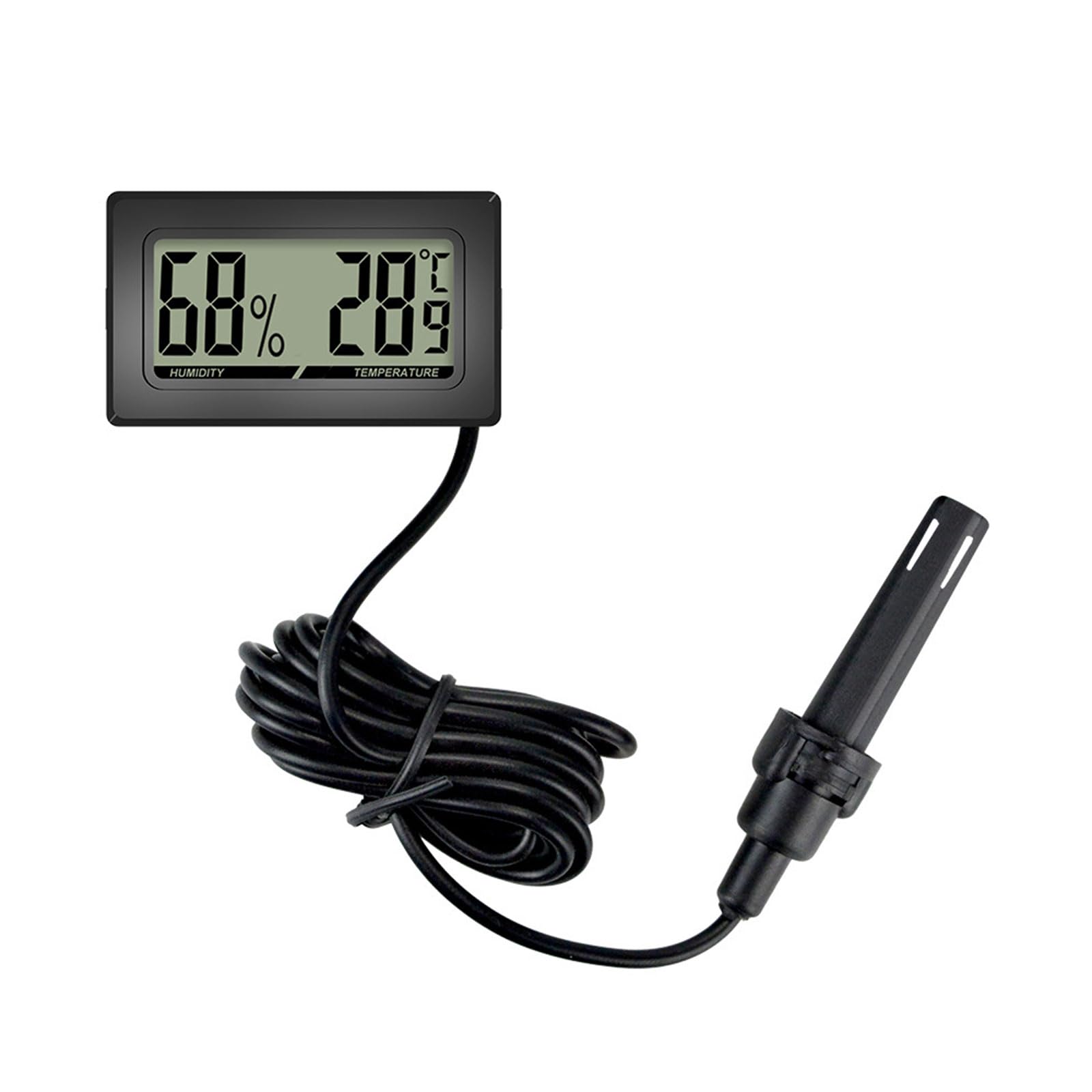 Durablity Hygrometer Essential Tool for Reptiles Shop and Animal Exhibition Suit to Various Need