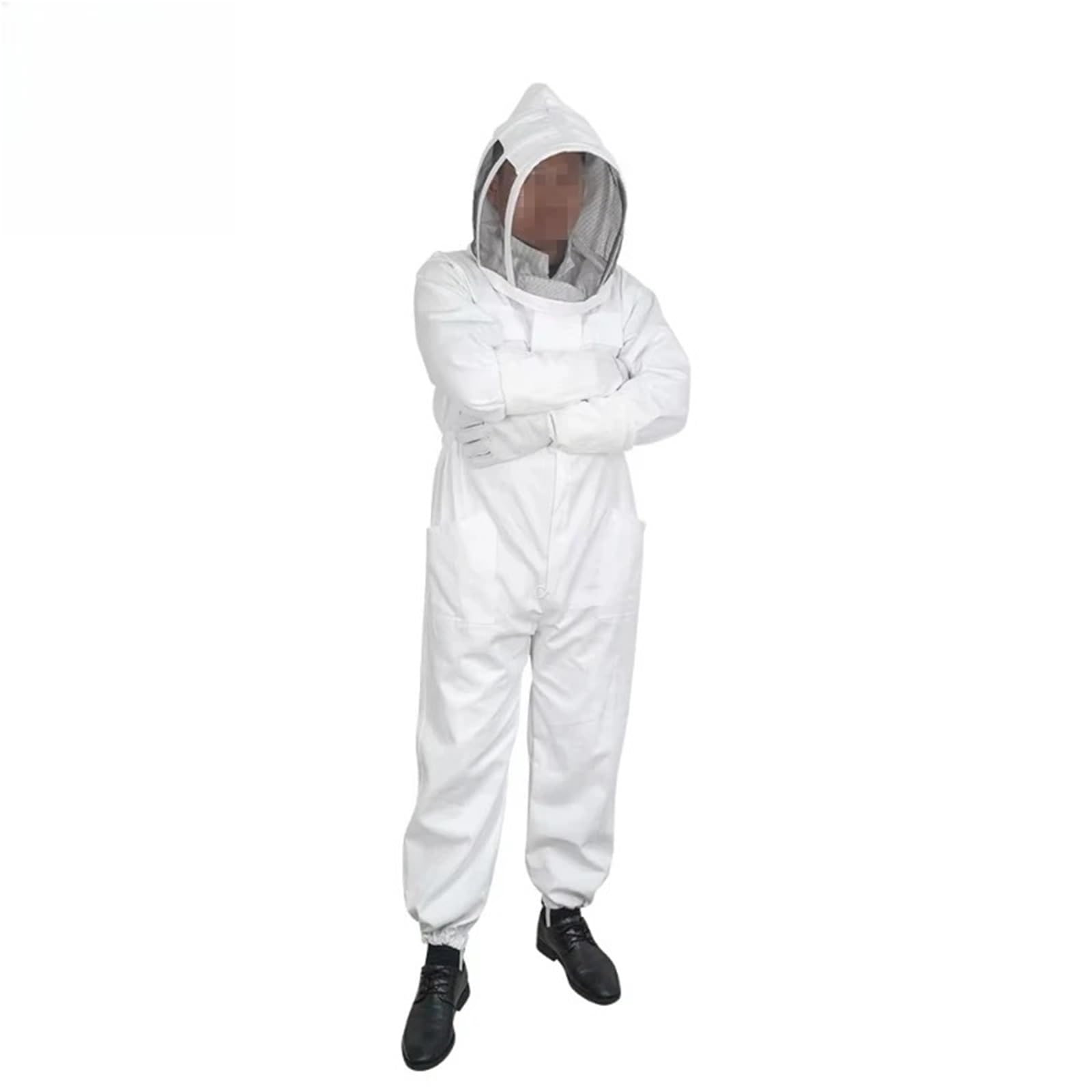Dcdcd 1 Beekeeping Equipment Cotton Bee Keeping Suit Protection Ventilated Beekeeper Suit For Bees And Wasps(M)