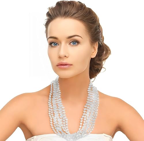 Miniatura 3 de Amscan Collares de cuentas metálicas 30 pulgadas plata