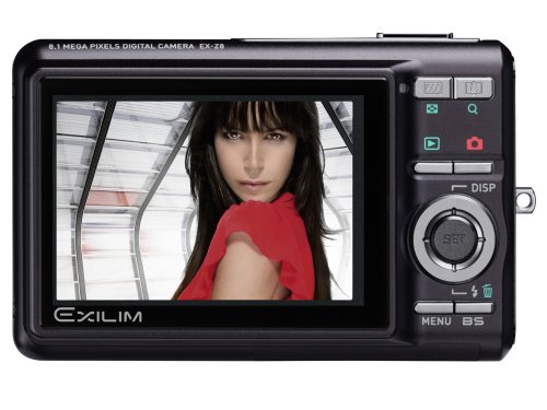 Casio EXILIM EX-Z8 BK Digitalkamera (8 Megapixel, 3-fach opt. Zoom, 2,6" Display) in schwarz – Bild 3